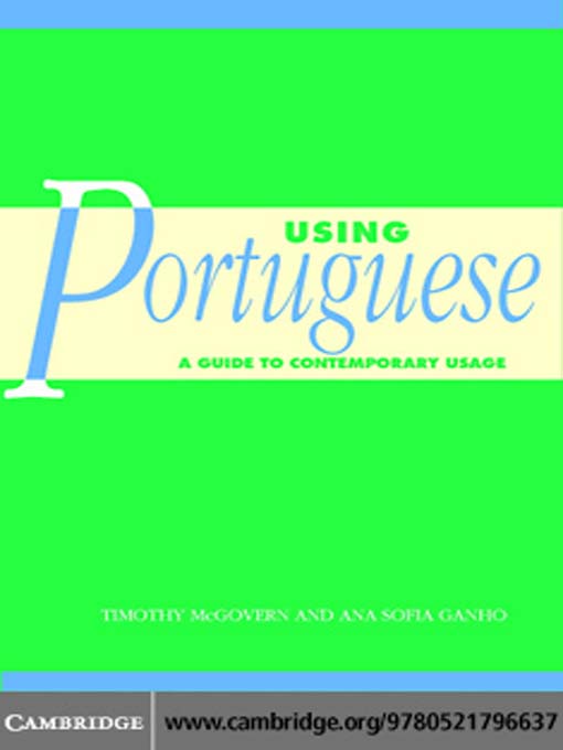 Title details for Using Portuguese by Ana Sofia Ganho - Available